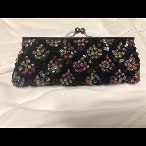 Black beautiful clutch